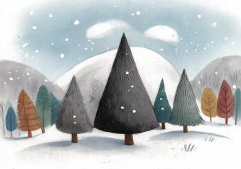 Winter Schneelandschaft